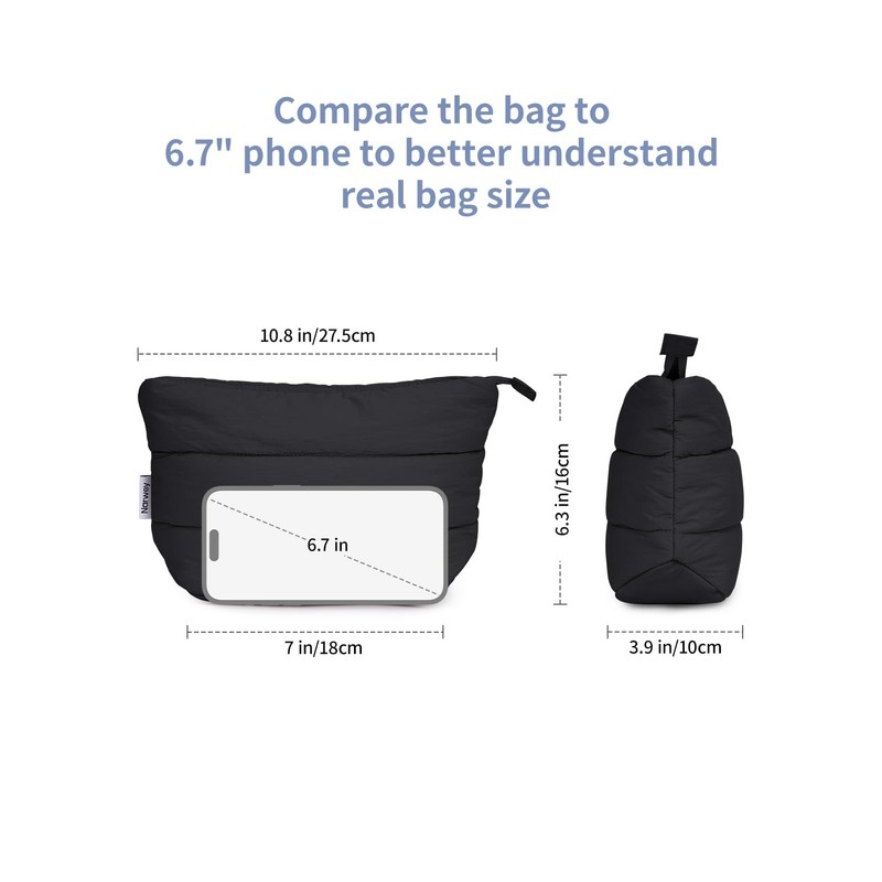 Travel Makeup Bag Large Cosmetic Bag Makeup Case Organizer for