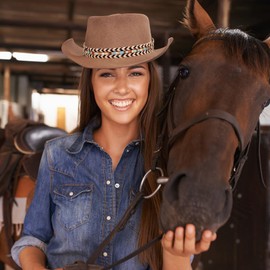 MBAIYO Adjustable Hat Band for Women, Hat Band for Cowboy Fedora Panama Hats Western Hats Belt for Women Men-51" x 0.98"