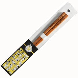Peanuts SN2202-840 Snoopy 75th Chopsticks Natural Wood 8.9 inches (22.5 cm) Children Women Miscellaneous Goods Tableware Black