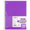 Mead Spiral Notebook, 1 Subject, Graph Ruled Paper, 7-1/2" x