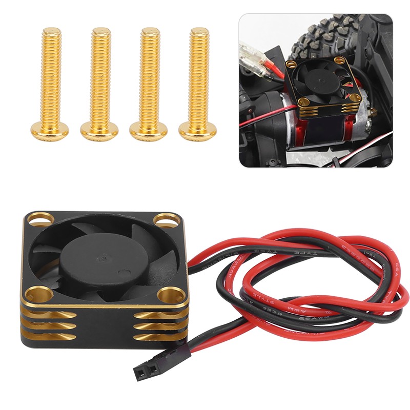 30x30mm Aluminum Cooling Fan 28000RPM Used for RC540 Brushless Motor