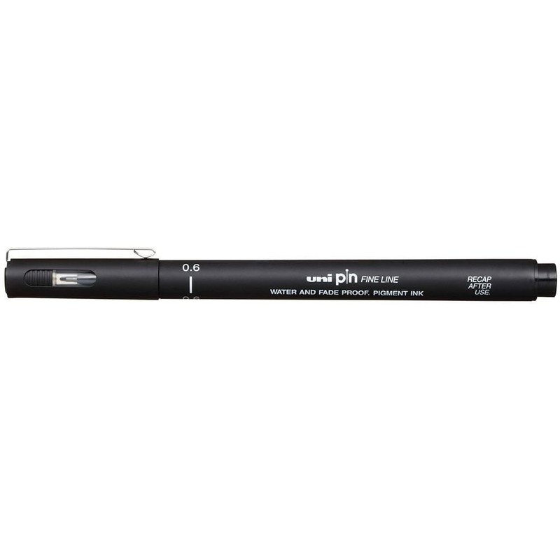 Uni 154625000 0.6 mm Waterproof and Fade Proof Fine Line