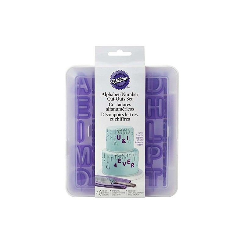 Wilton Alphabet/Number Cut-Outs Set