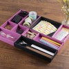 yamapac SHIKI® Shallow Drawer Organization Trays (Green x Taupe, Set