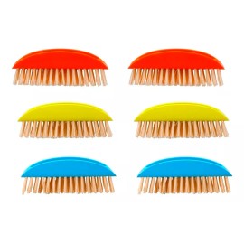 Cepimex Set De Cepillos Práctico Clásico Varios Colores 6 Pzs