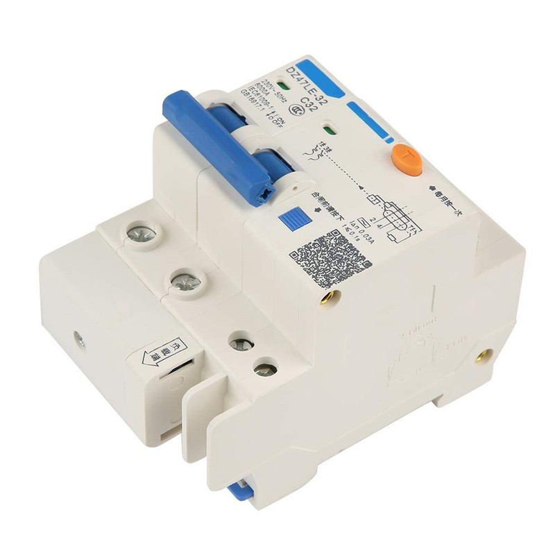 Interruptor diferencial de sobrecarga de 230 V, protección contra cortocircuitos,