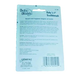 Angel Baby Buddy 1st Toothbrush Silicone Teether BPA Free Chewable Toddler Brush