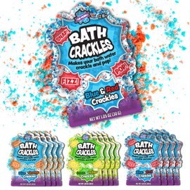 Tub Works® Bath Crackles Bath Toy, Variety 12 Pack | Nontoxic & Fragrance-Free | Makes Bath Water Crackle & Pop for a Unique Kids Bath | Swirl Water for Fizzy Fun | Sensory Kids & Toddler Bath Toys
