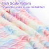 Catalonia Classy Mermaid Tail Blanket, Soft Warm Plush Fleece Sleeping