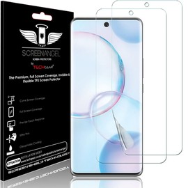 TECHGEAR [2 Pack Screen Protector fits Honor 70 5G [Screen Angel Edition] [Case Friendly] [Bubble Free] [FULL Screen Coverage] HD Clear Flexible TPU Film