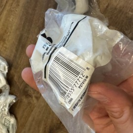 bravura hooks NOS NEW BRAVURA HOOKS Pair (2) White Porcelain Bathroom Robe / Towel Wall Hooks