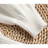 SUZALA Removable Wrist Cuffs False Sleeves for Women Teens, Knitting-White