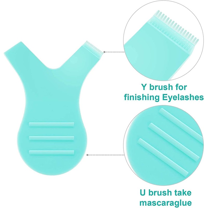 Libeauty Lash Lift Tool Y Shape Brush, 10 Pcs Brow