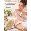 Cepillo corporal exfoliante de cerdas naturales KQQKDYIR – set 2