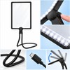 5X Hands-Free Magnifying Glass with 50 LED Lights for Reading,