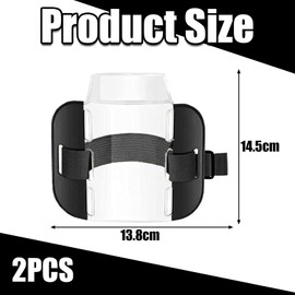 2 Pcs Sia Badge Holder Armband Arm Badge Holder Armband License ID Card Insignia Holders Badge Holder with Adjustable Strap High Visibility for Medical Security Warehouse Factory Staff Doorman