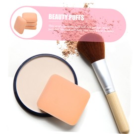 Baluue 20pcs Fluffy Makeup Puff for Gentle Applicator for Home Travel for Setting Liquid Foundation Compact for Easy Use