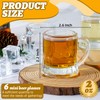 ZYFLSIYU 6 Pack 2 oz Mini Beer Mug Shot Glasses