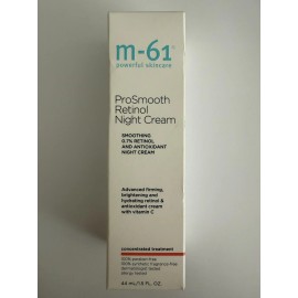 m-61 M 61 ProSmooth Retinol Night Cream 1.5 oz 0.7% w/ Vitamin C Anti-Aging NEW