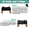 KLUNMA 4P sectional Couch connectors Bands to Make sectional Stay-Easy