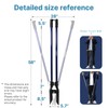 CGRNKT Post Hole Digger, 58 Inch Heavy Duty Manual Posthole