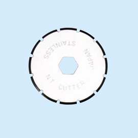 NT Cutter 28mm Rotary Perforating Blades for Rotary Cutter, 2-Blade/Pack, 1 Pack (BS-28P)