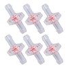Pack of 10 check valves, 1-way PP, water stop check
