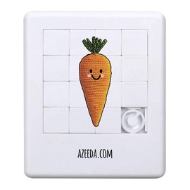 Azeeda 'Glückliche Karotte' Schiebepuzzle (PZ00035779)