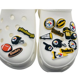 Football Pittsburg Steel City Shoe Charms (16)