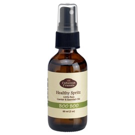 Fabulous Frannie Boo Boo Healthy Massage Spritz made with Grapeseed, Coconut OIls and Tea Tree, Lavender and Chamomile Essential Oils 2oz