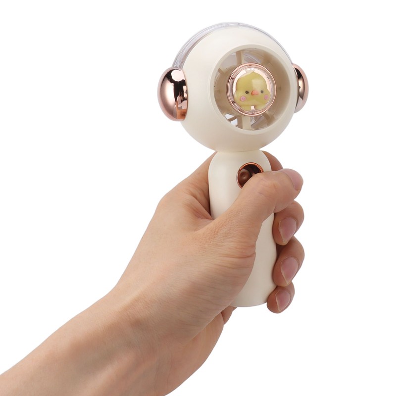Lovely Handheld Misting Fan with Atomization Function USB Rechargeable Small