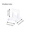 YILANJIN Pack of 24 Plastic Easels, Plastic Stand Stand, Adjustable