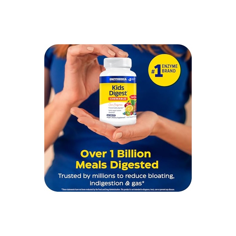 Enzymedica Digest Masticables Niños Tabletas