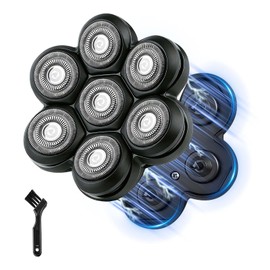 7 Blade Magnetic Head Compatible with Freebird Wyklaus, Black, 1 Pack