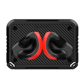 UPSPORT Ski Wall Mount Rack, Adjustable Width Snowboard Holder for Single/Double Skis, Aluminum Garage Storage Hanger for Wall/Ceiling, Red-2