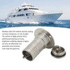 Marine Boat Deck Filler with Keyless Cap Stainless Steel Mirror
