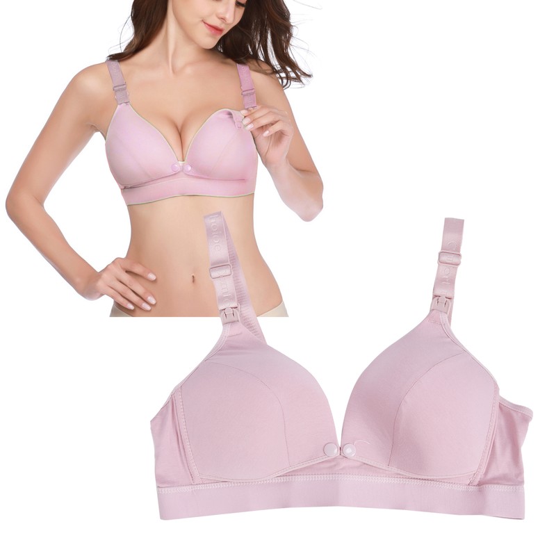 Women Nursing Bra Soft Front Closure Design Breastfeeding Maternity Wireless