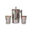 Stainless Steel and Pure Copper Water Pitcher with 2 Matching