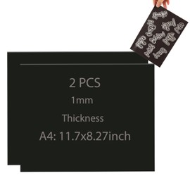 BAOFALI 2PCS A4 11.7x8.27inch Double Sided Strong Magnetic Sheets Metal Cutting Dies Storage Orangize Crafts Tool Scrapbooking Arts and Crafts Flexible Placement Mats(Thickness1mm)
