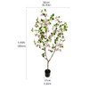 VIGGDA Artificial Bougainvillea Tree 6FT 1pack