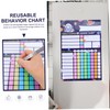 OSALADI 1 Set Magnetic Hanging Reward Chart for Space Dinosaur