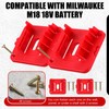 Threlaco 24 Pack Battery Holder Compatible with Milwaukee M18 18V