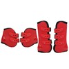 4pcs Horse Leg Guard PU Neoprene Front Hind Horse Tendon