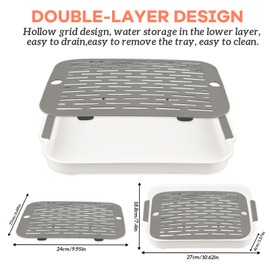 Tray, Rabbit Toilet, Tray Pet Toilet, Rabbit Toilet, Guinea Pig Toilet, Small Animal Cat Litter Tray, Potty Trainer, Cat Litter Tray for Small Animals, Rabbits, Guinea Pigs