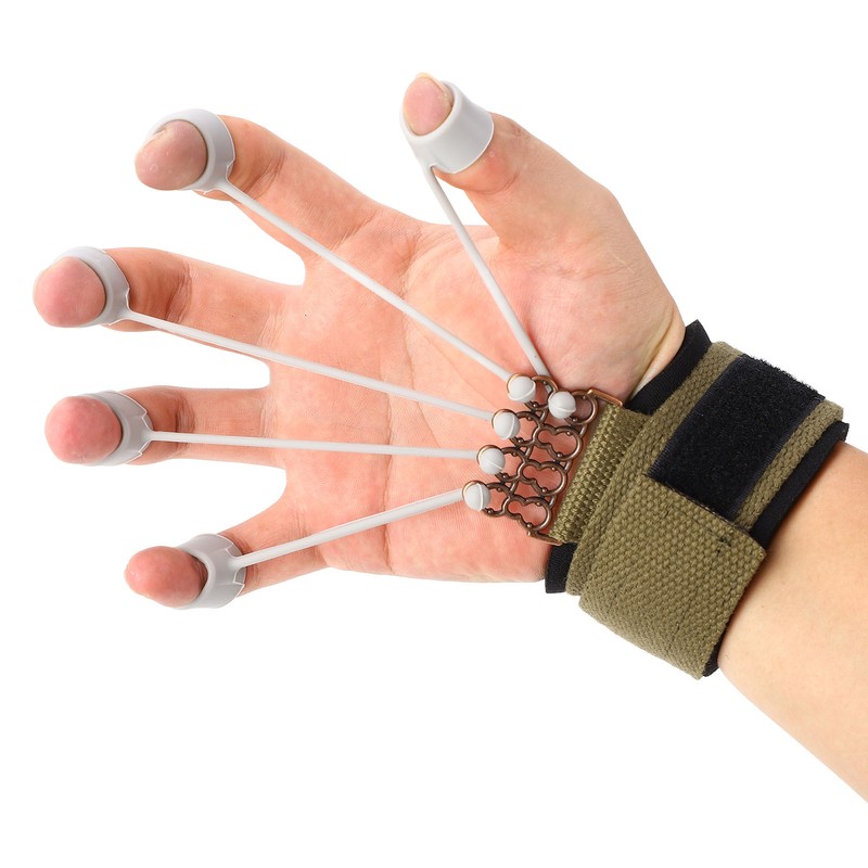 Hand Grip Strength Trainer 20lb Resistant Soft Silicone Hand Exerciser