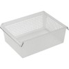 TRUSCO SKTA4D-TM Stacked Tray with Handle A4 Deep Translucent