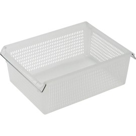 TRUSCO SKTA4D-TM Stacked Tray with Handle A4 Deep Translucent