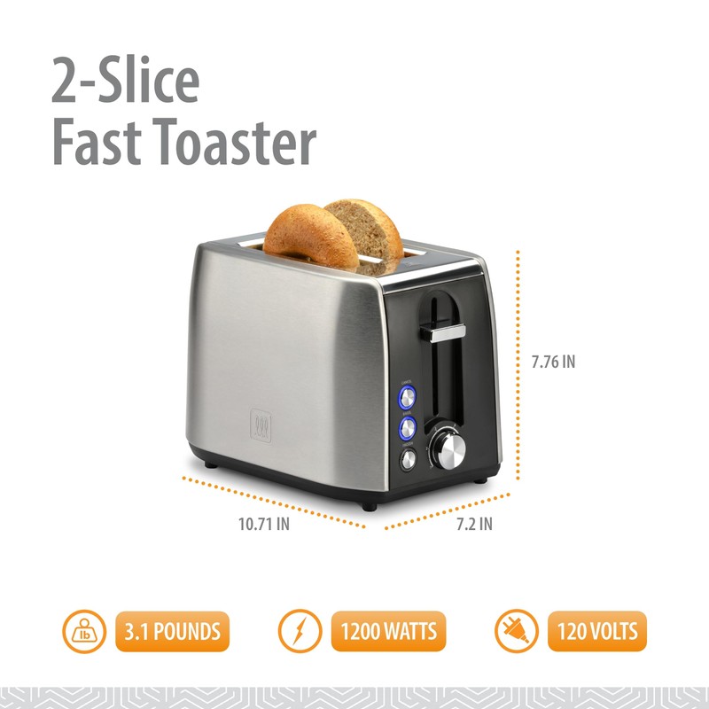 Toastmaster 2-Slice Fast Toaster