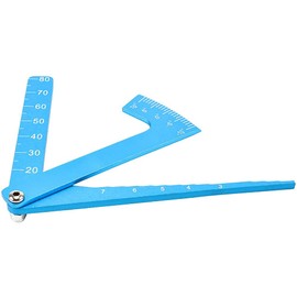 CENPEK 3 in 1 RC Car Height Gauge Adjustable Measurement Wheel Height Rim Camber Gauge Angle Ruler Tool for RC Car