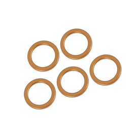 Partuto 5pcs 22mm ID 30mm OD Motorcycle Exhaust Muffler Pipe Gasket Replacement